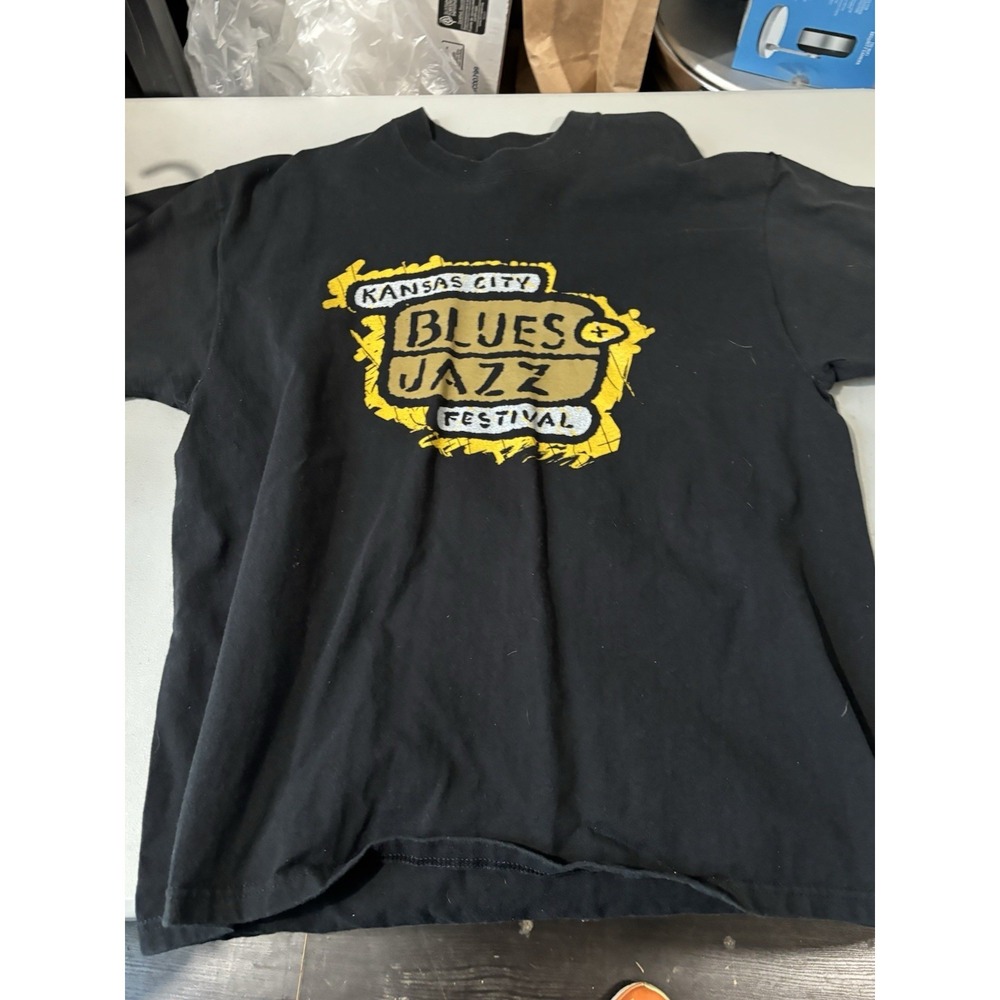 Rare Vtg Kc‎ Blues And Jazz Festival T Shirt XL